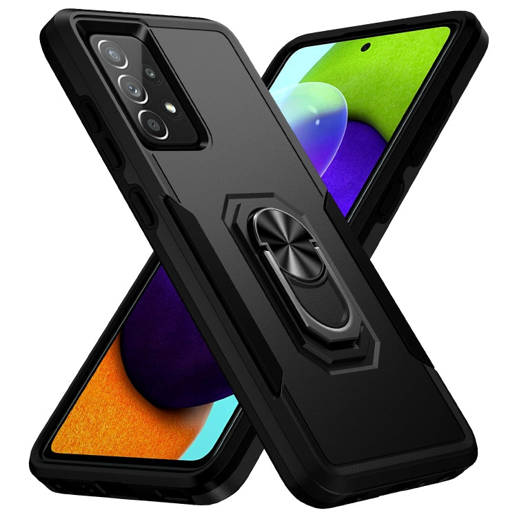 Pioneer Armor Heavy Duty PC + TPU Holder Phone Case, For Samsung Galaxy A13 5G, For Samsung Galaxy A52 5G / 4G