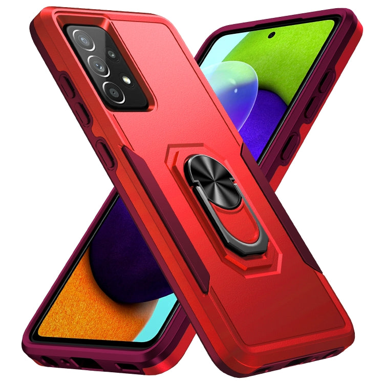 Pioneer Armor Heavy Duty PC + TPU Holder Phone Case, For Samsung Galaxy A13 5G, For Samsung Galaxy A52 5G / 4G