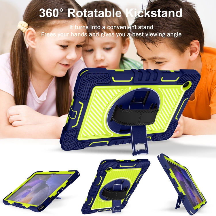 360 Degree Rotation Contrast Color Silicone + PC Tablet Case, For Samsung Galaxy Tab A8 10.5 2021