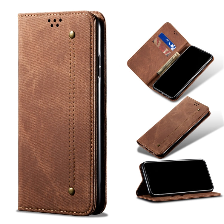 Denim Texture Flip Leather Phone Case, For Xiaomi Redmi Note 11S / Note 11 Foreign Version