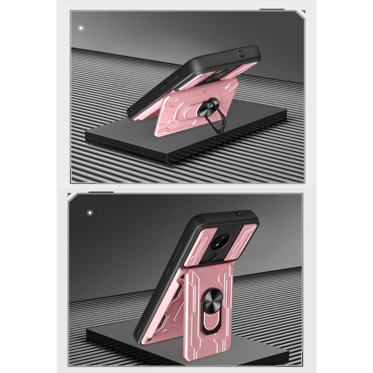 Sliding Camshield Card Phone Case, For Nokia C1, For Nokia C10, For Nokia C30, For Nokia G10
