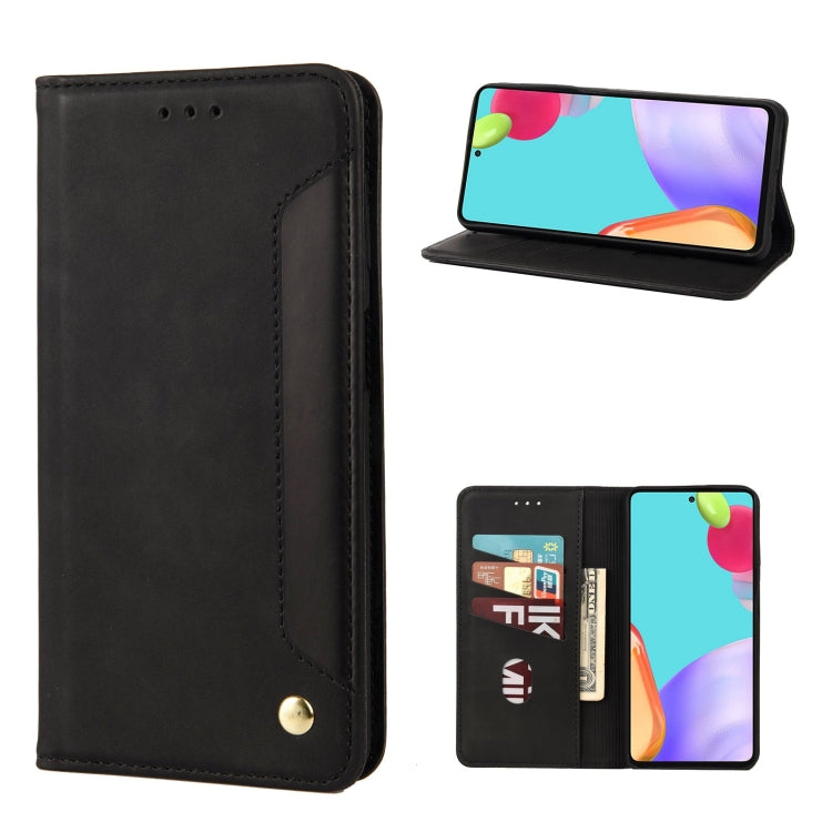 Skin Feel Splicing Leather Phone Case, For Samsung Galaxy A23 5G