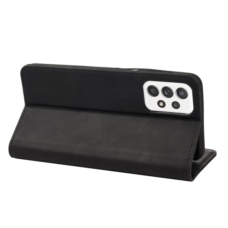 Skin Feel Splicing Leather Phone Case, For Samsung Galaxy A23 5G