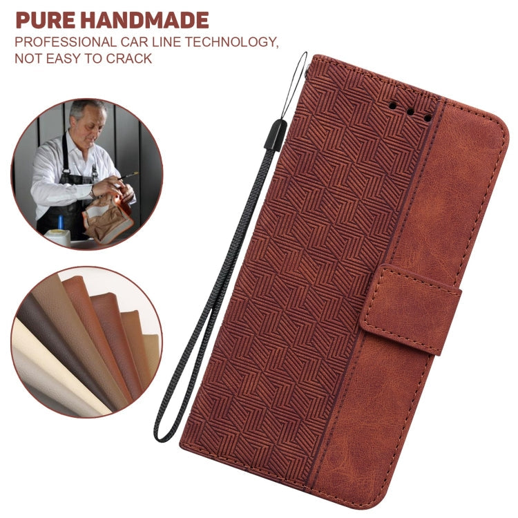 Geometric Embossed Leather Phone Case, For Infinix Hot 8 X650 CC7, For Infinix Hot 9 X655C / Note 7 Lite, For Infinix Hot 10 Play / Smart 5 India, For Infinix Hot 10s / Hot 10T