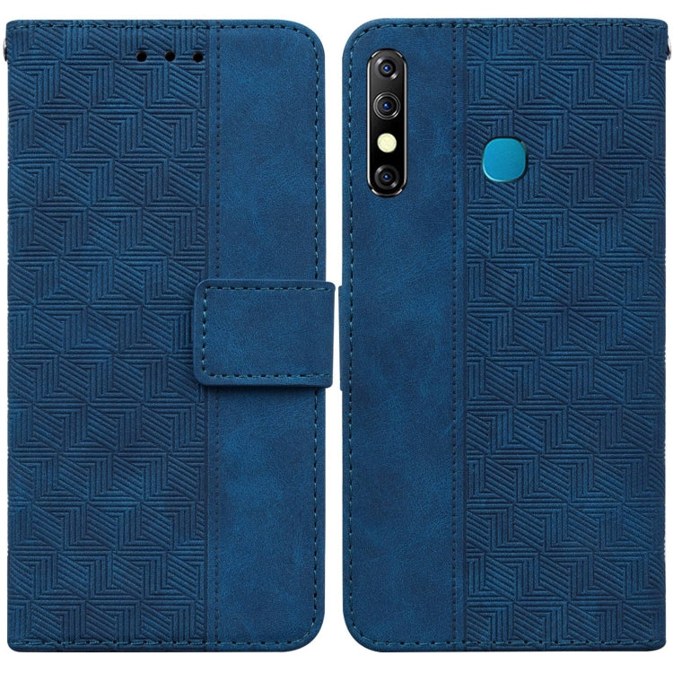 Geometric Embossed Leather Phone Case, For Infinix Hot 8 X650 CC7, For Infinix Hot 9 X655C / Note 7 Lite, For Infinix Hot 10 Play / Smart 5 India, For Infinix Hot 10s / Hot 10T