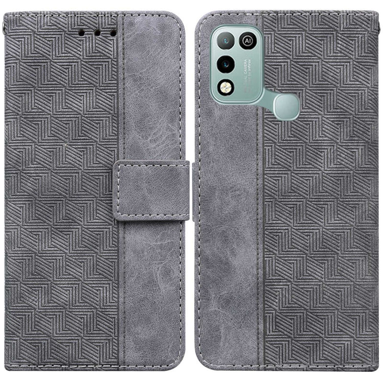 Geometric Embossed Leather Phone Case, For Infinix Hot 8 X650 CC7, For Infinix Hot 9 X655C / Note 7 Lite, For Infinix Hot 10 Play / Smart 5 India, For Infinix Hot 10s / Hot 10T