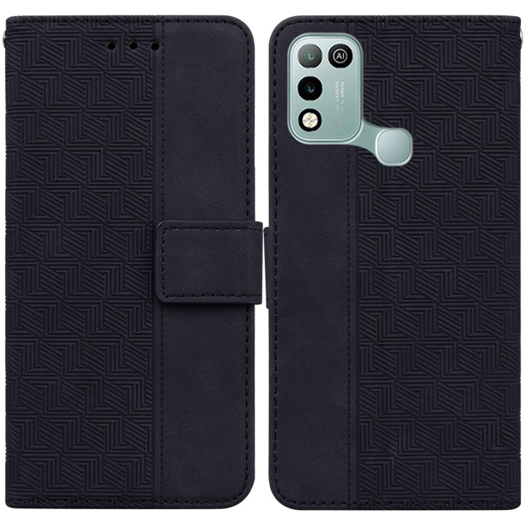 Geometric Embossed Leather Phone Case, For Infinix Hot 8 X650 CC7, For Infinix Hot 9 X655C / Note 7 Lite, For Infinix Hot 10 Play / Smart 5 India, For Infinix Hot 10s / Hot 10T