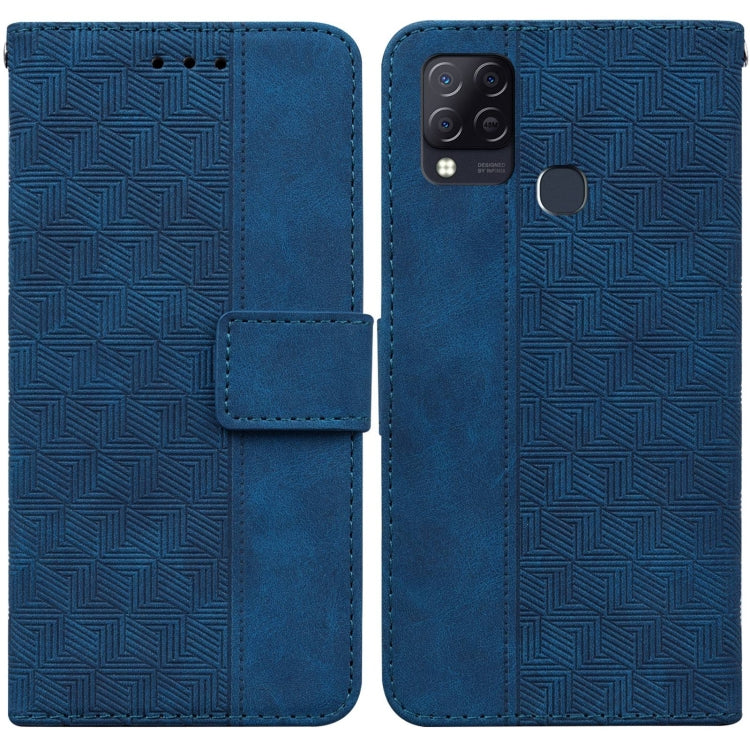 Geometric Embossed Leather Phone Case, For Infinix Hot 8 X650 CC7, For Infinix Hot 9 X655C / Note 7 Lite, For Infinix Hot 10 Play / Smart 5 India, For Infinix Hot 10s / Hot 10T