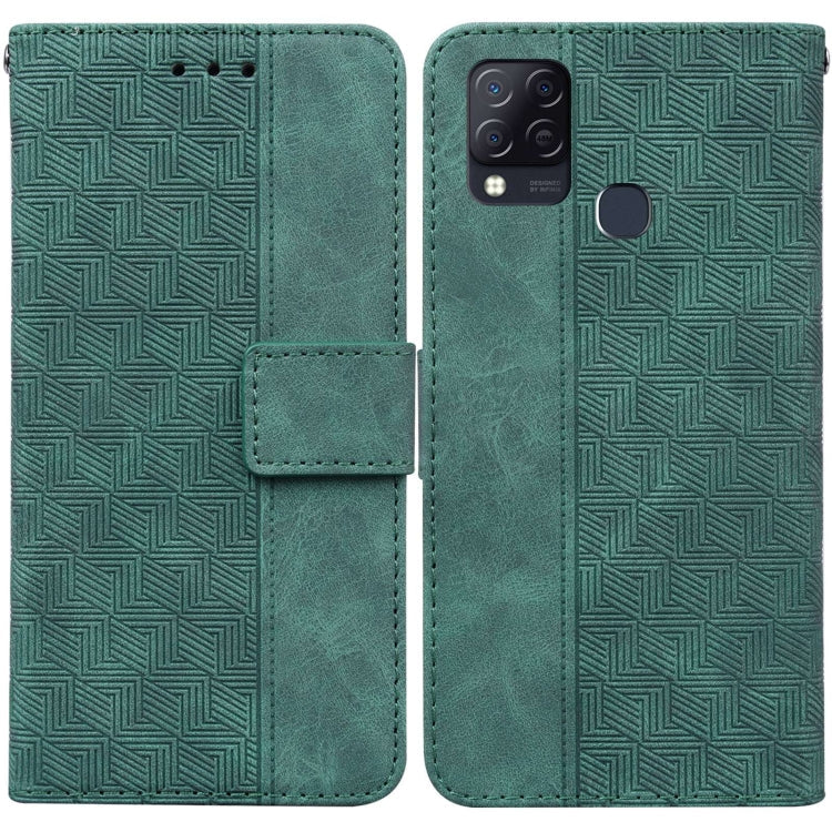 Geometric Embossed Leather Phone Case, For Infinix Hot 8 X650 CC7, For Infinix Hot 9 X655C / Note 7 Lite, For Infinix Hot 10 Play / Smart 5 India, For Infinix Hot 10s / Hot 10T