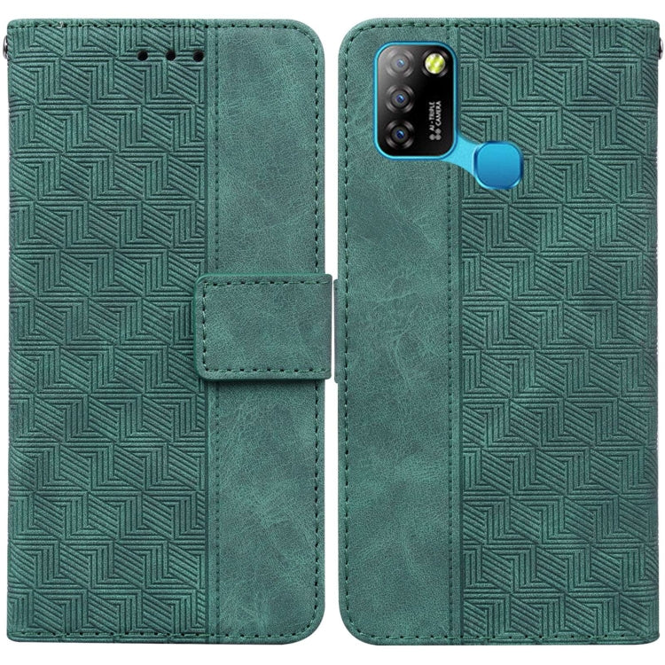 Geometric Embossed Leather Phone Case, For Infinix Note 7 X690, For Infinix Smart 5 X657 / Hot 10 Lite, For Infinix Smart HD 2021 X612, For Infinix Zero 8 X687