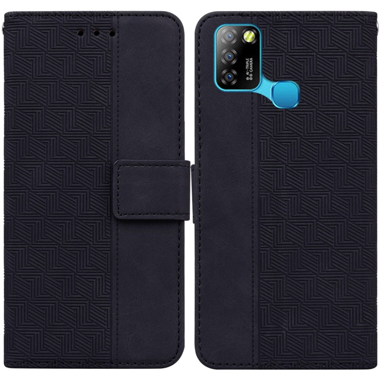 Geometric Embossed Leather Phone Case, For Infinix Note 7 X690, For Infinix Smart 5 X657 / Hot 10 Lite, For Infinix Smart HD 2021 X612, For Infinix Zero 8 X687