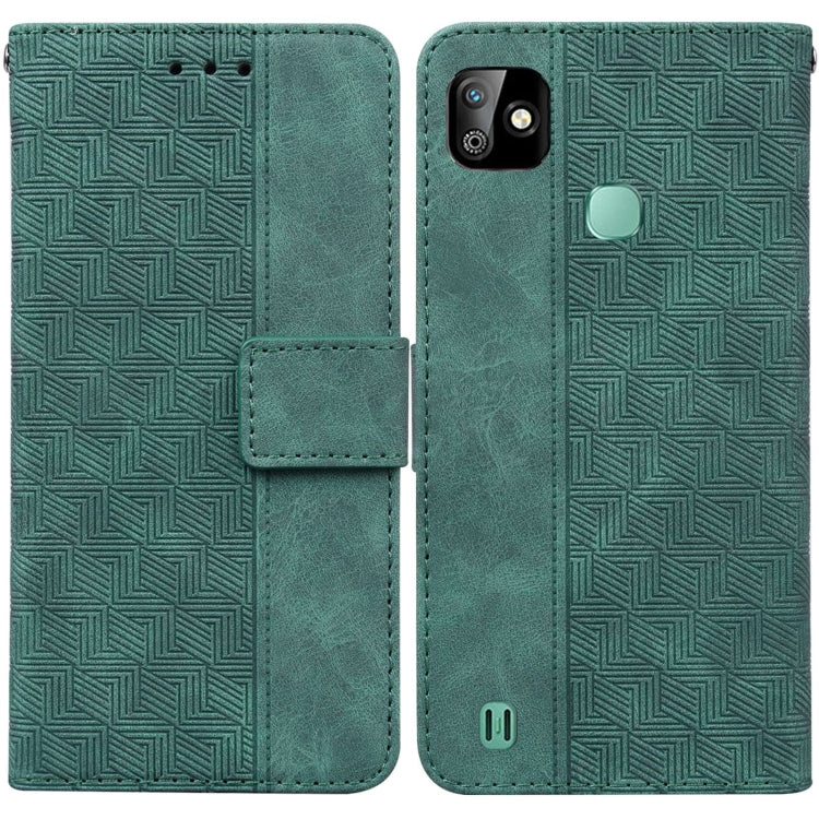 Geometric Embossed Leather Phone Case, For Infinix Note 7 X690, For Infinix Smart 5 X657 / Hot 10 Lite, For Infinix Smart HD 2021 X612, For Infinix Zero 8 X687
