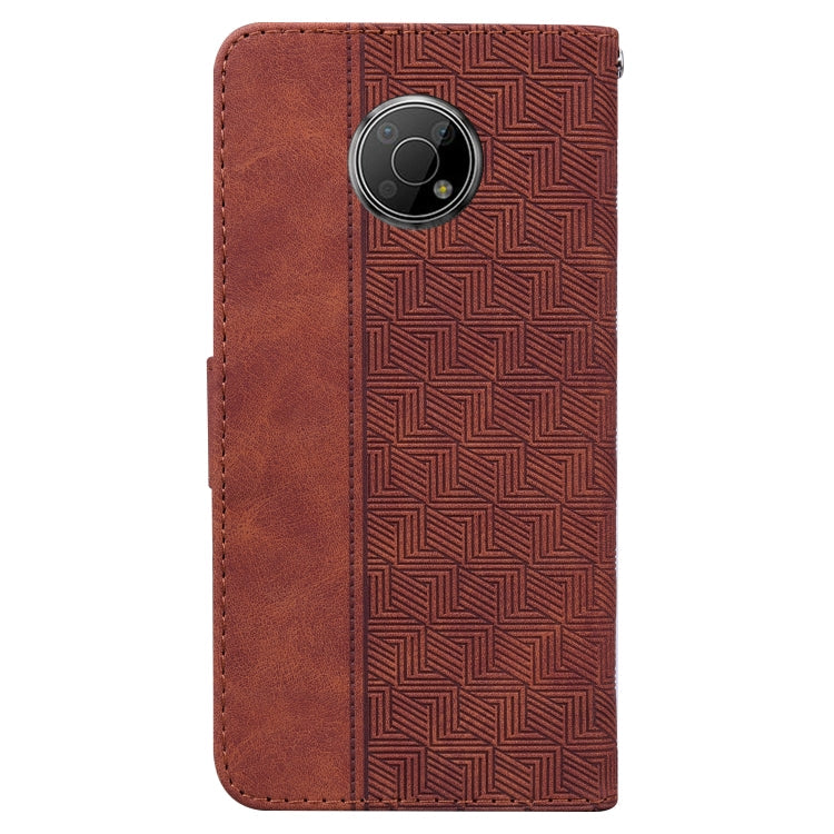 Geometric Embossed Leather Phone Case, For Nokia G300, For Nokia XR20, For Nokia 1.4, For Nokia 2.4