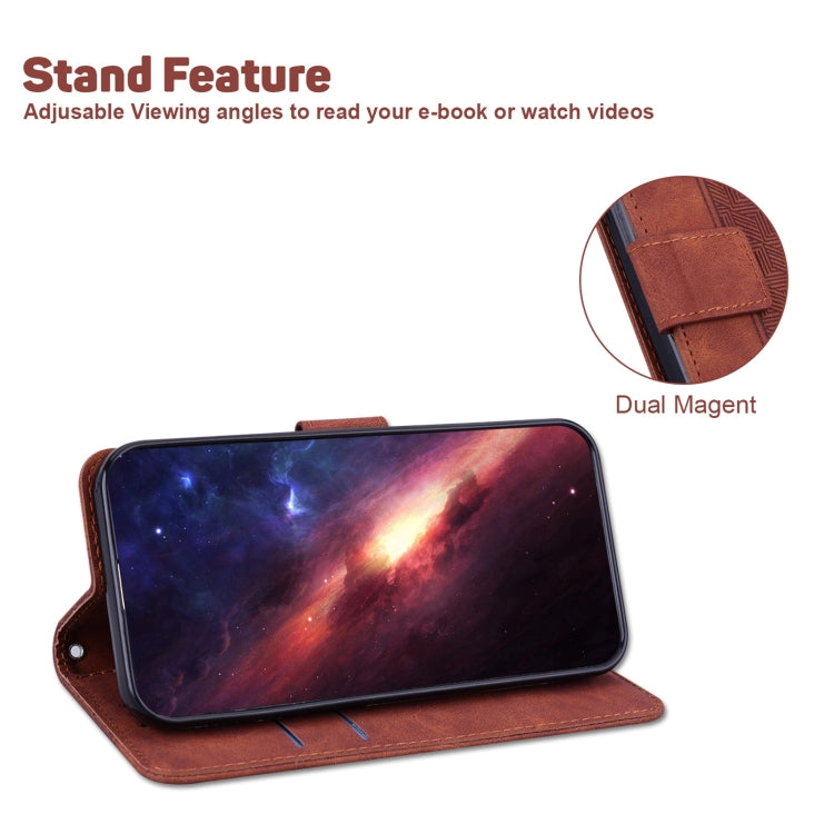 Geometric Embossed Leather Phone Case, For Nokia G300, For Nokia XR20, For Nokia 1.4, For Nokia 2.4