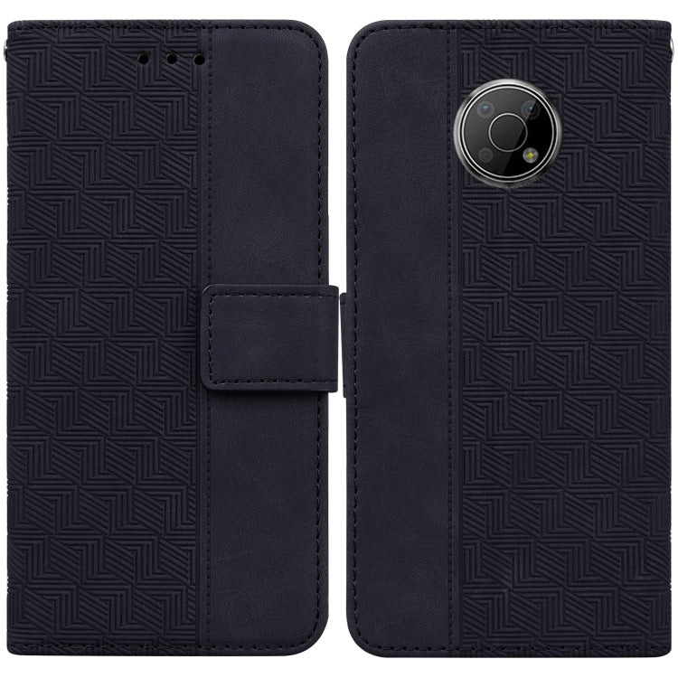 Geometric Embossed Leather Phone Case, For Nokia G300, For Nokia XR20, For Nokia 1.4, For Nokia 2.4