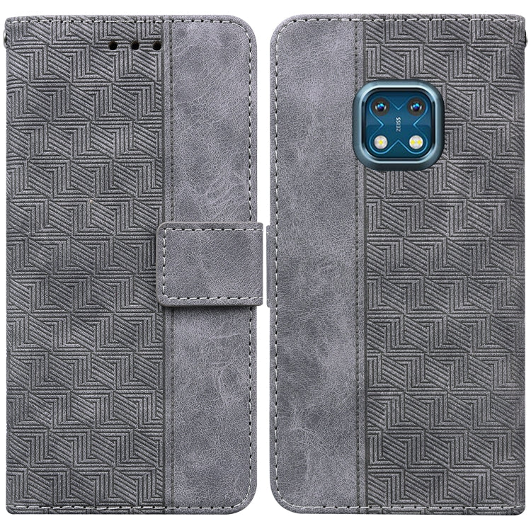Geometric Embossed Leather Phone Case, For Nokia G300, For Nokia XR20, For Nokia 1.4, For Nokia 2.4