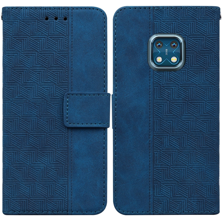 Geometric Embossed Leather Phone Case, For Nokia G300, For Nokia XR20, For Nokia 1.4, For Nokia 2.4