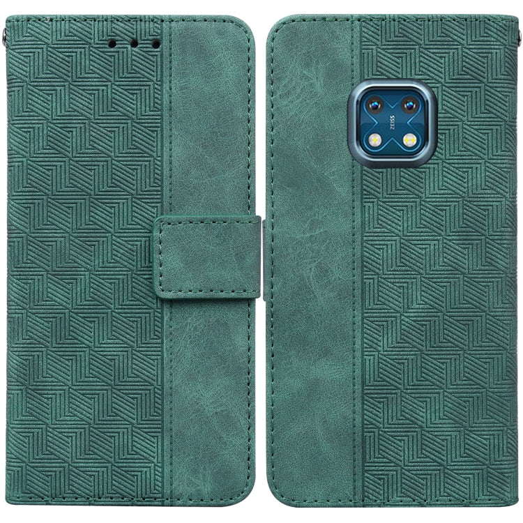 Geometric Embossed Leather Phone Case, For Nokia G300, For Nokia XR20, For Nokia 1.4, For Nokia 2.4