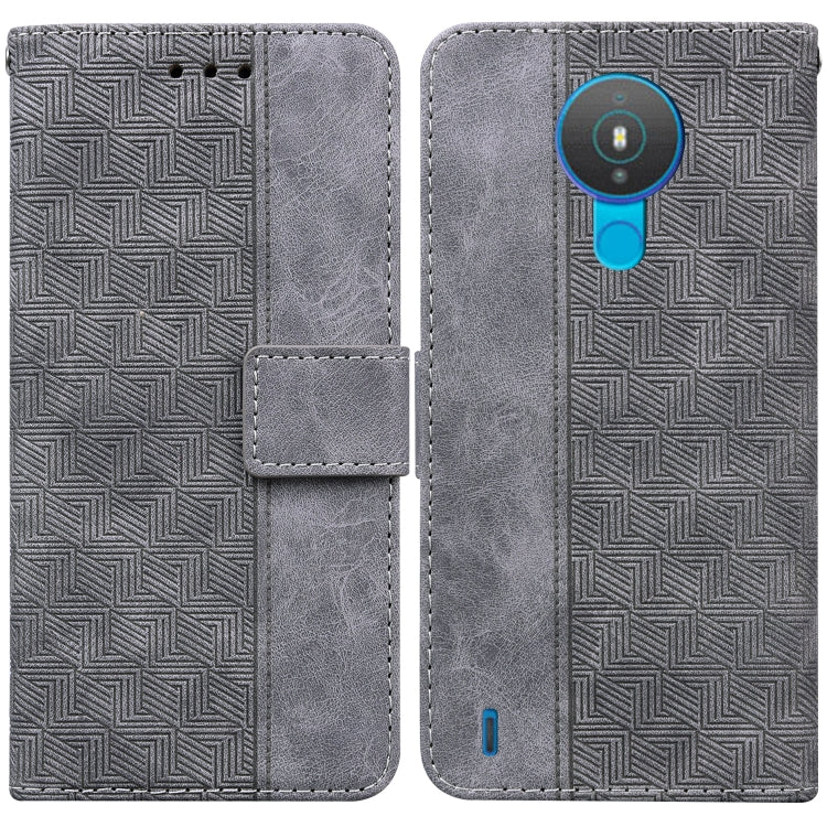 Geometric Embossed Leather Phone Case, For Nokia G300, For Nokia XR20, For Nokia 1.4, For Nokia 2.4