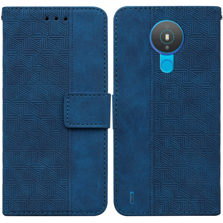 Geometric Embossed Leather Phone Case, For Nokia G300, For Nokia XR20, For Nokia 1.4, For Nokia 2.4
