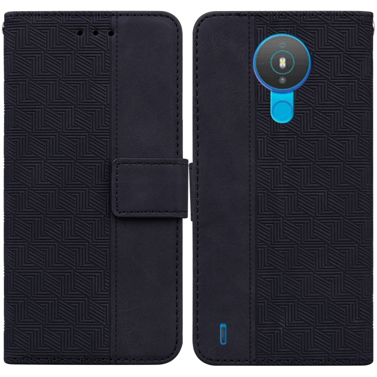 Geometric Embossed Leather Phone Case, For Nokia G300, For Nokia XR20, For Nokia 1.4, For Nokia 2.4