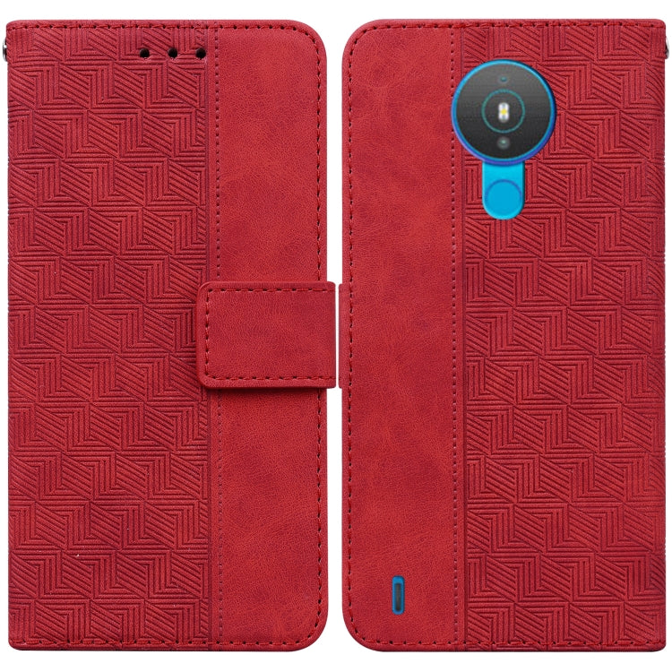 Geometric Embossed Leather Phone Case, For Nokia G300, For Nokia XR20, For Nokia 1.4, For Nokia 2.4
