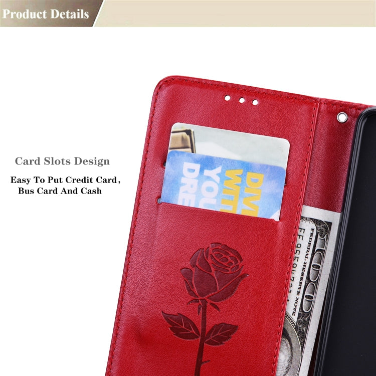 Rose Embossed Leather Phone Case, For Samsung Galaxy A03 Core, For Samsung Galaxy A03s 164mm, For Samsung Galaxy A03 164mm, For Samsung Galaxy A33 5G
