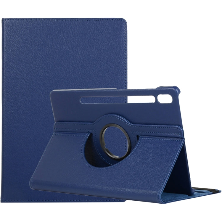 360 Degrees Rotation Holder Litchi Leather Tablet Case, For Samsung Galaxy Tab S8 Ultra