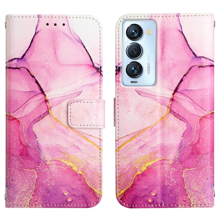PT003 Marble Pattern Flip Leather Phone Case, For Tecno Camon 18 Premier, For Tecno Camon 18 P, For Tecno Pop 5, For Tecno Pop 5 LTE BD4