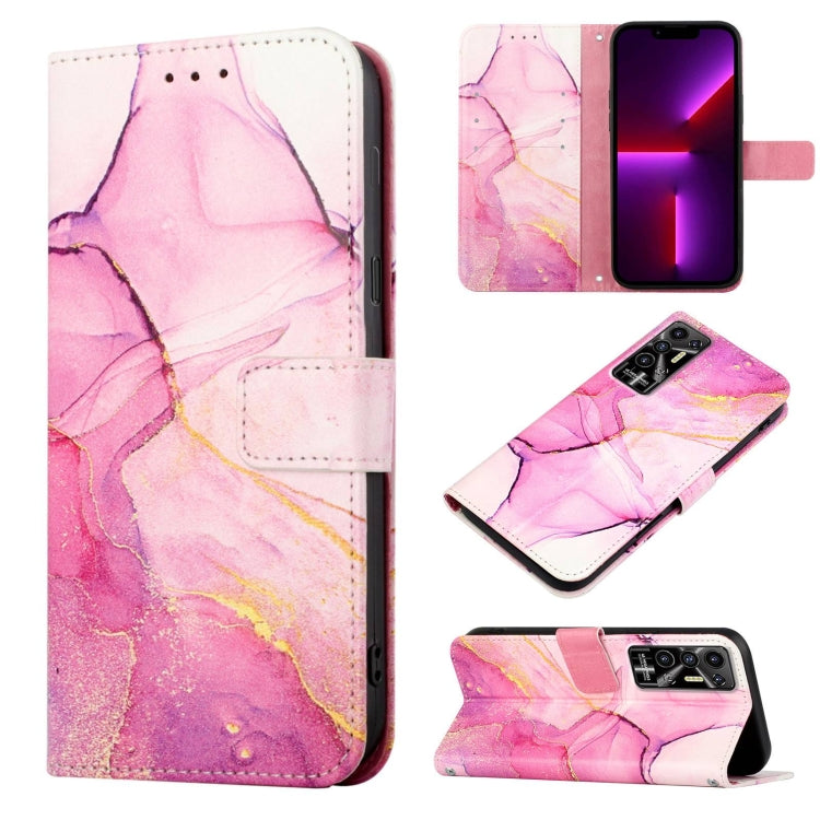PT003 Marble Pattern Flip Leather Phone Case, For Tecno Pova 2, For Tecno Spark 5 Air / Spark 6 Air, For Tecno Spark 6, For Tecno Spark 6 Go