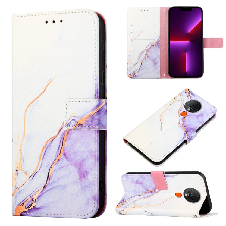 PT003 Marble Pattern Flip Leather Phone Case, For Tecno Pova 2, For Tecno Spark 5 Air / Spark 6 Air, For Tecno Spark 6, For Tecno Spark 6 Go