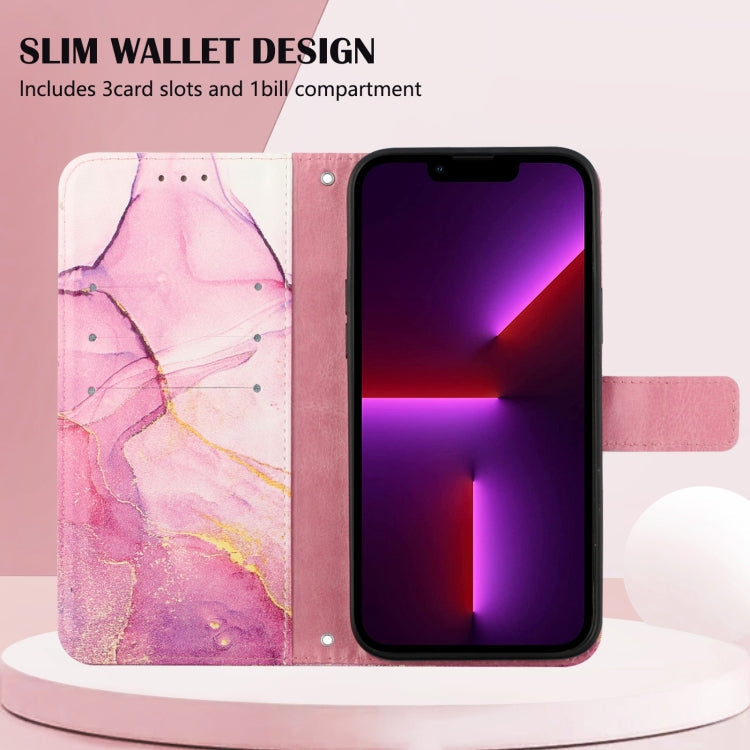 PT003 Marble Pattern Flip Leather Phone Case, For itel P36