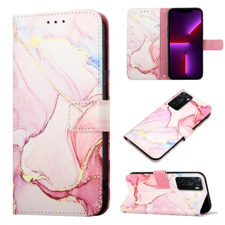 PT003 Marble Pattern Flip Leather Phone Case, For OPPO A93 / F17 Pro / Reno4 F / Reno4 Lite, For OPPO A55s 5G, For OPPO A94 / F19 Pro / Reno5 F / Reno5 Lite, For OPPO A94 5G / A95 5G / F19 Pro+ 5G / Reno5 Z