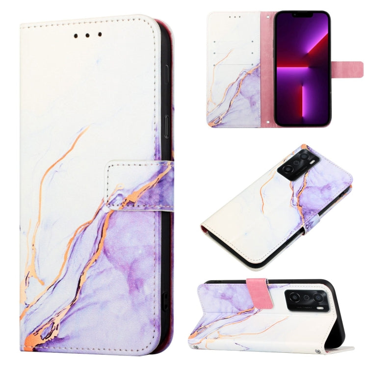 PT003 Marble Pattern Flip Leather Phone Case, For OPPO A93 / F17 Pro / Reno4 F / Reno4 Lite, For OPPO A55s 5G, For OPPO A94 / F19 Pro / Reno5 F / Reno5 Lite, For OPPO A94 5G / A95 5G / F19 Pro+ 5G / Reno5 Z