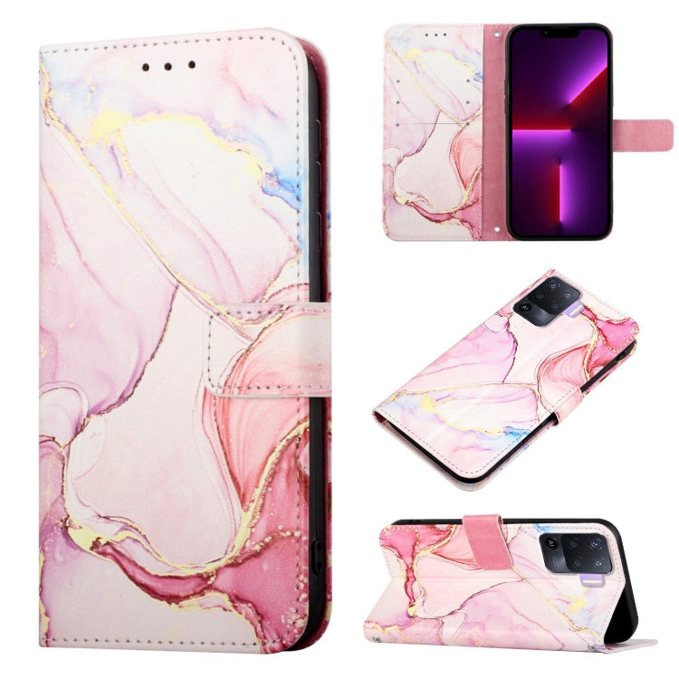 PT003 Marble Pattern Flip Leather Phone Case, For OPPO A93 / F17 Pro / Reno4 F / Reno4 Lite, For OPPO A55s 5G, For OPPO A94 / F19 Pro / Reno5 F / Reno5 Lite, For OPPO A94 5G / A95 5G / F19 Pro+ 5G / Reno5 Z