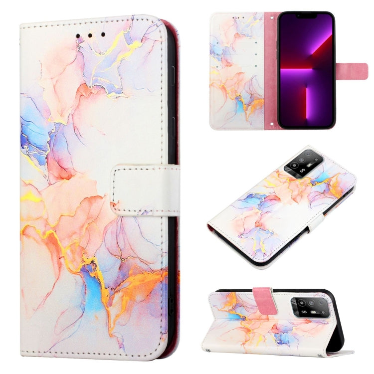 PT003 Marble Pattern Flip Leather Phone Case, For OPPO A93 / F17 Pro / Reno4 F / Reno4 Lite, For OPPO A55s 5G, For OPPO A94 / F19 Pro / Reno5 F / Reno5 Lite, For OPPO A94 5G / A95 5G / F19 Pro+ 5G / Reno5 Z