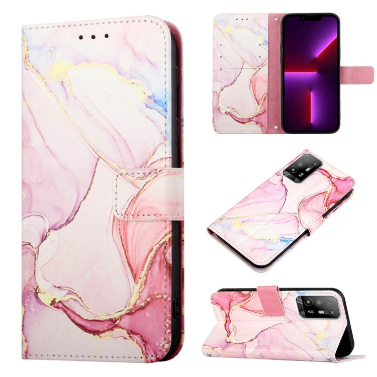 PT003 Marble Pattern Flip Leather Phone Case, For OPPO A93 / F17 Pro / Reno4 F / Reno4 Lite, For OPPO A55s 5G, For OPPO A94 / F19 Pro / Reno5 F / Reno5 Lite, For OPPO A94 5G / A95 5G / F19 Pro+ 5G / Reno5 Z