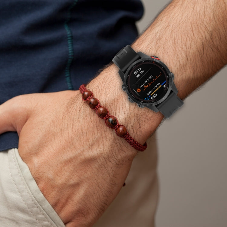 Quick Release Silicone Watchband, For Garmin Fenix 7X