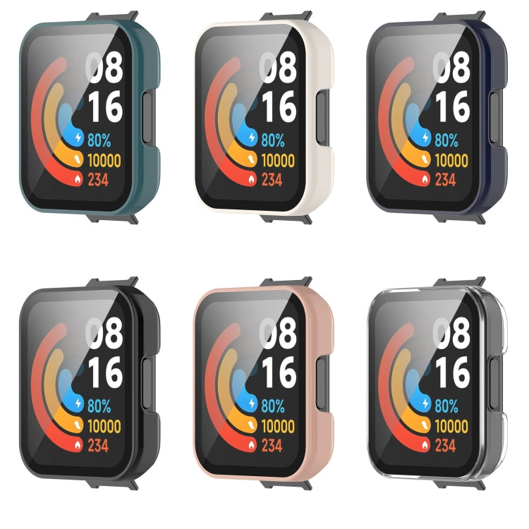 PC + Tempered Glass Watch Protective Case, For Xiaomi Redmi Watch 2 Lite Foreign Version