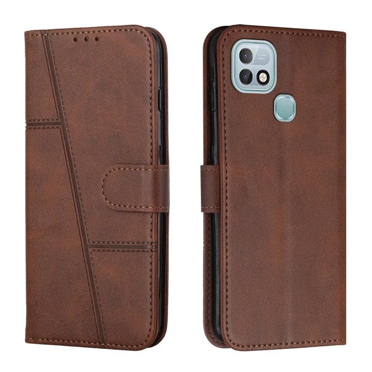 Stitching Calf Texture Buckle Leather Phone Case, For Infinix Hot 10, For Infinix Hot 10i, For Infinix Hot 10 Lite / Smart 5 2020, For Infinix Hot 10 Play / Smart 5 2021