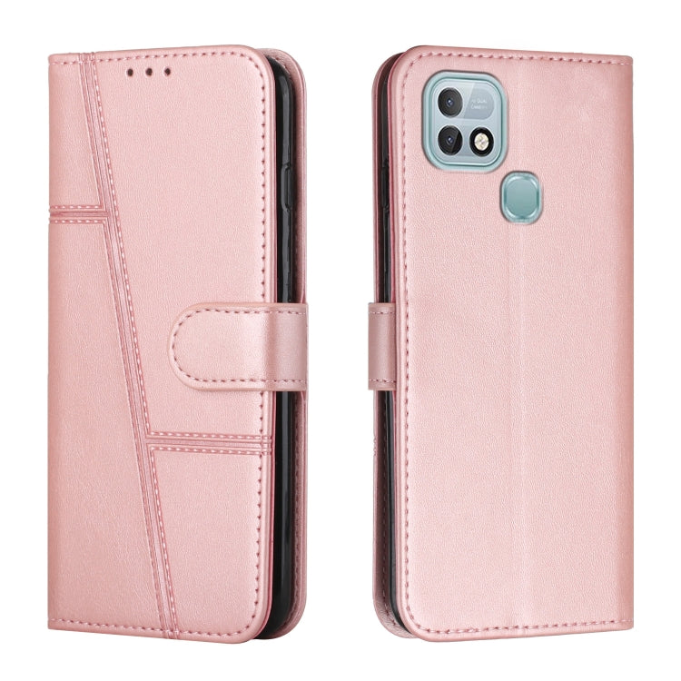 Stitching Calf Texture Buckle Leather Phone Case, For Infinix Hot 10, For Infinix Hot 10i, For Infinix Hot 10 Lite / Smart 5 2020, For Infinix Hot 10 Play / Smart 5 2021