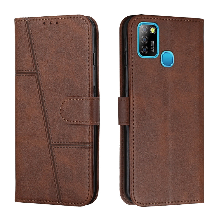 Stitching Calf Texture Buckle Leather Phone Case, For Infinix Hot 10, For Infinix Hot 10i, For Infinix Hot 10 Lite / Smart 5 2020, For Infinix Hot 10 Play / Smart 5 2021
