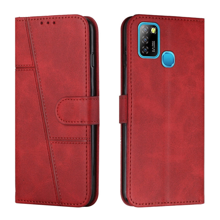 Stitching Calf Texture Buckle Leather Phone Case, For Infinix Hot 10, For Infinix Hot 10i, For Infinix Hot 10 Lite / Smart 5 2020, For Infinix Hot 10 Play / Smart 5 2021