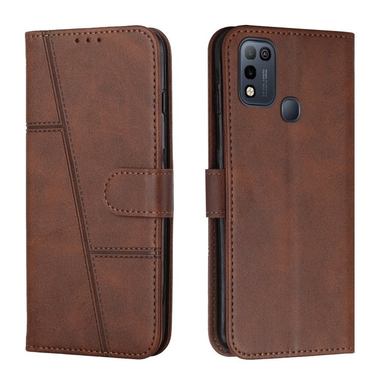 Stitching Calf Texture Buckle Leather Phone Case, For Infinix Hot 10, For Infinix Hot 10i, For Infinix Hot 10 Lite / Smart 5 2020, For Infinix Hot 10 Play / Smart 5 2021
