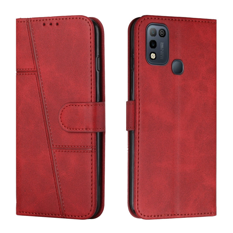 Stitching Calf Texture Buckle Leather Phone Case, For Infinix Hot 10, For Infinix Hot 10i, For Infinix Hot 10 Lite / Smart 5 2020, For Infinix Hot 10 Play / Smart 5 2021