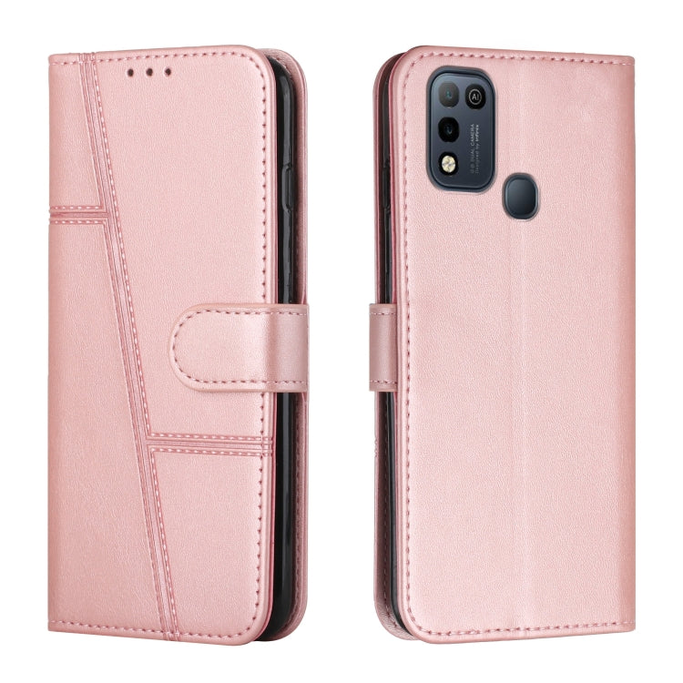 Stitching Calf Texture Buckle Leather Phone Case, For Infinix Hot 10, For Infinix Hot 10i, For Infinix Hot 10 Lite / Smart 5 2020, For Infinix Hot 10 Play / Smart 5 2021