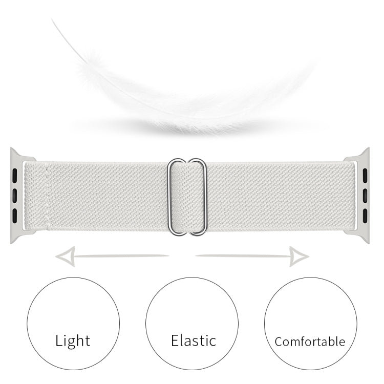 Polyester Nylon Watchband For Apple Watch Series, 7 45mm / 6&SE&5&4 44mm / 3&2&1 42mm