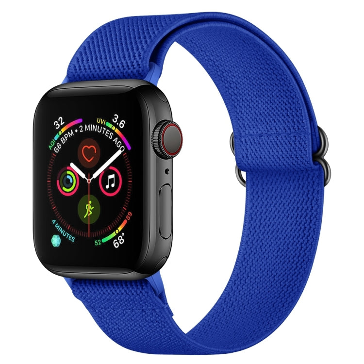 Polyester Nylon Watchband For Apple Watch Series, 7 45mm / 6&SE&5&4 44mm / 3&2&1 42mm