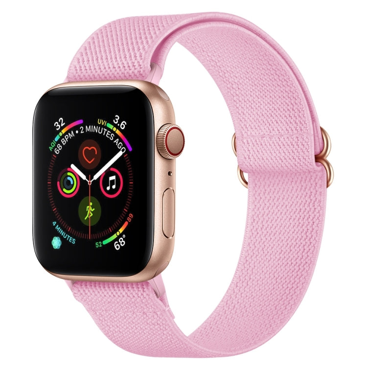 Polyester Nylon Watchband For Apple Watch Series, 7 45mm / 6&SE&5&4 44mm / 3&2&1 42mm