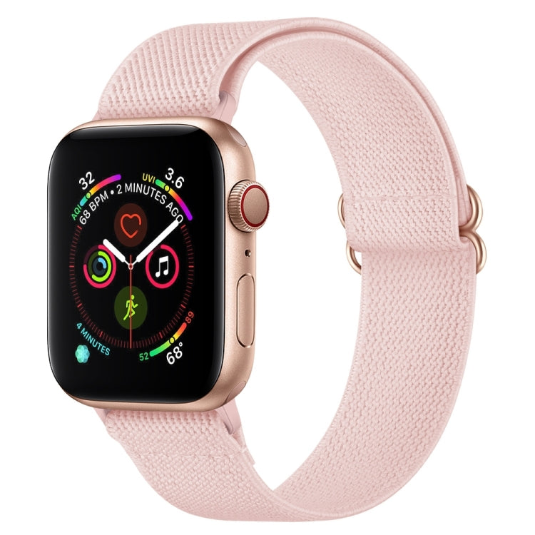 Polyester Nylon Watchband For Apple Watch Series, 7 45mm / 6&SE&5&4 44mm / 3&2&1 42mm